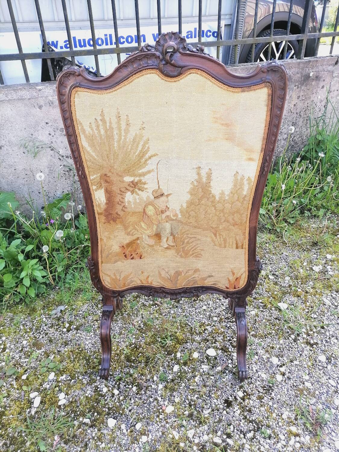 Écran de cheminée, époque Napoléon III