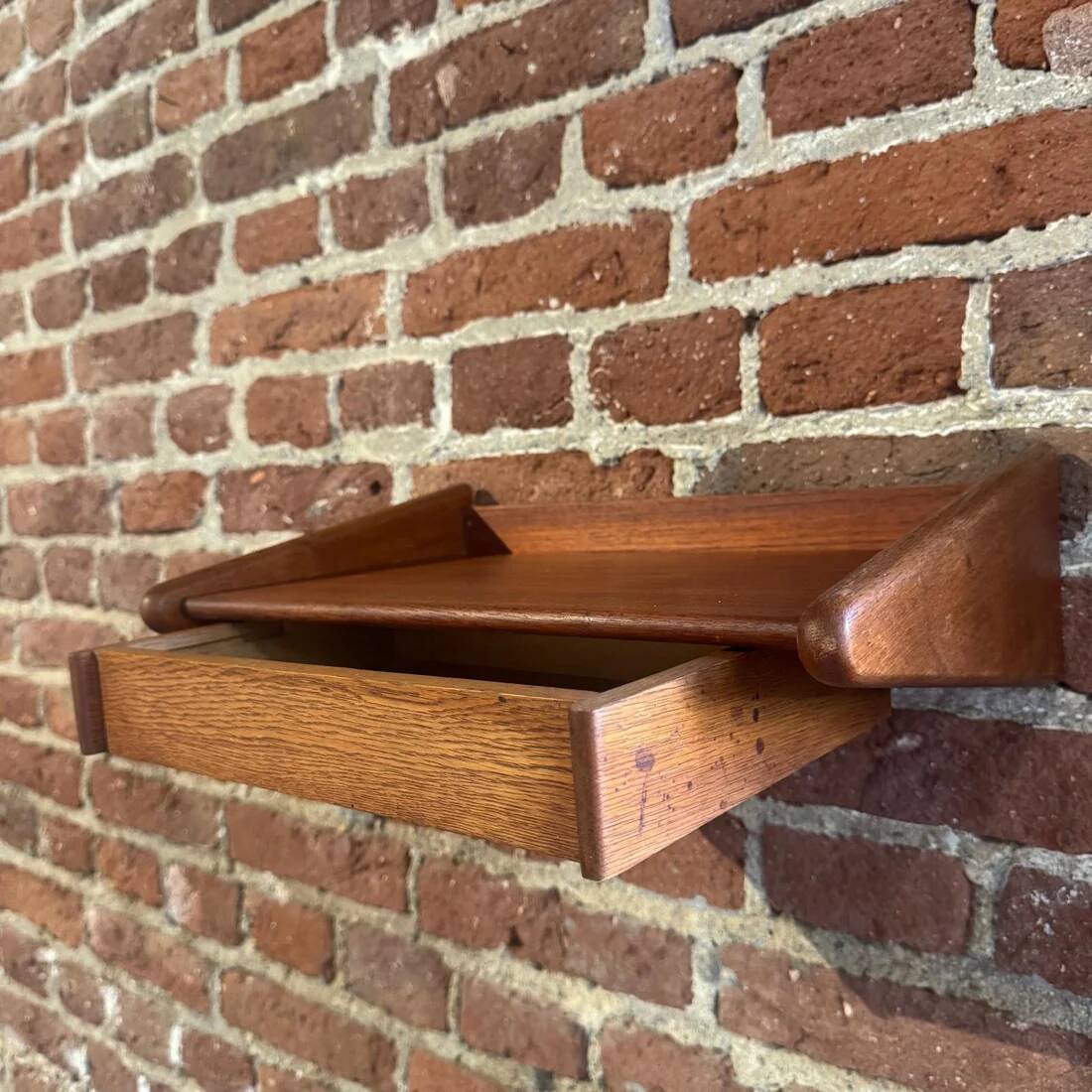 Teak shelf with drawer, Denmark 1960