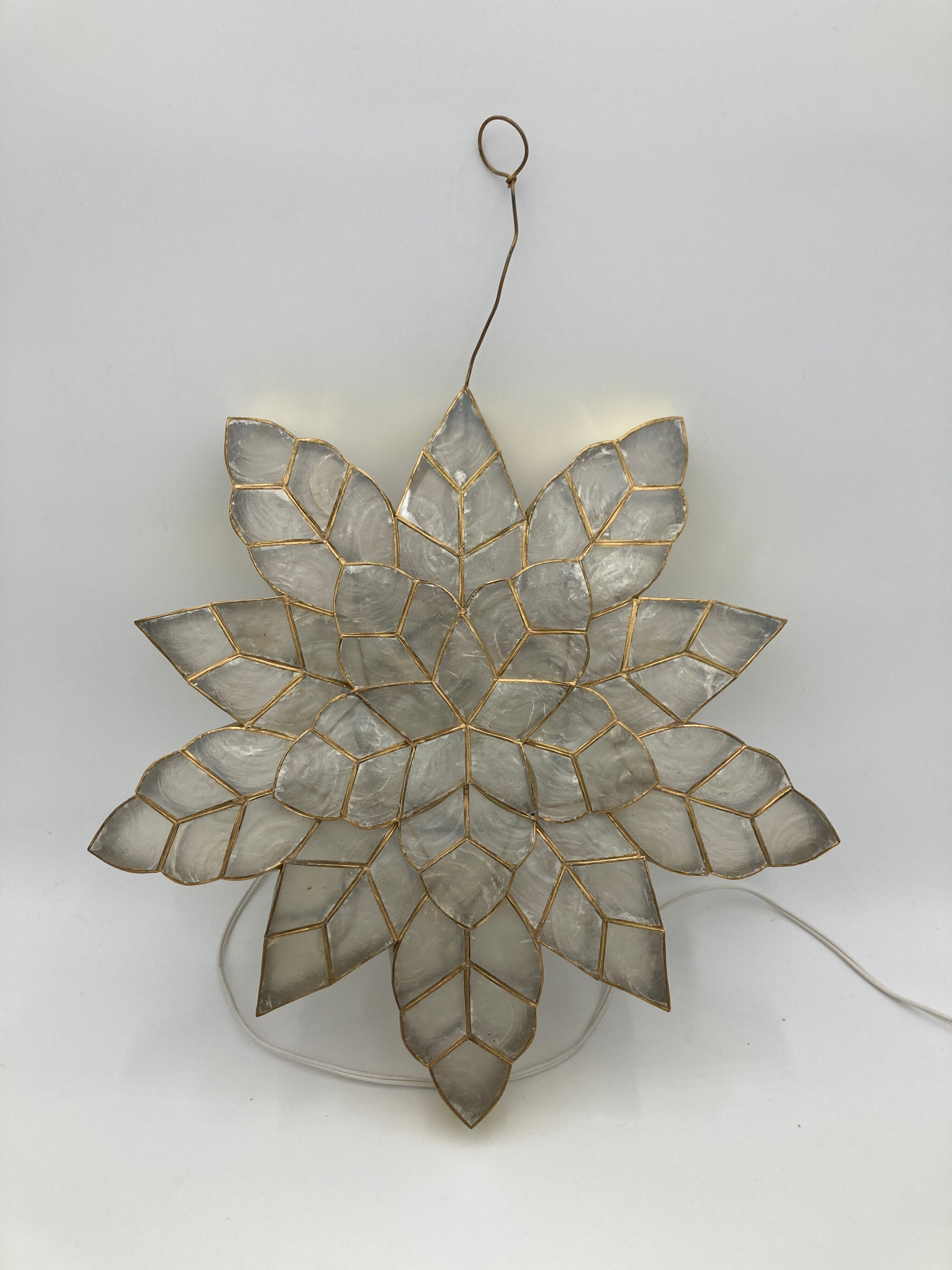 Étoile lumineuse en nacre