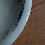 Round hollow dish Art Deco stencil decoration