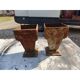 Pair of cast iron vases from 1900 in Charleville - Mézières