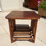Coffee table or piece of rattan sofa from the 70s