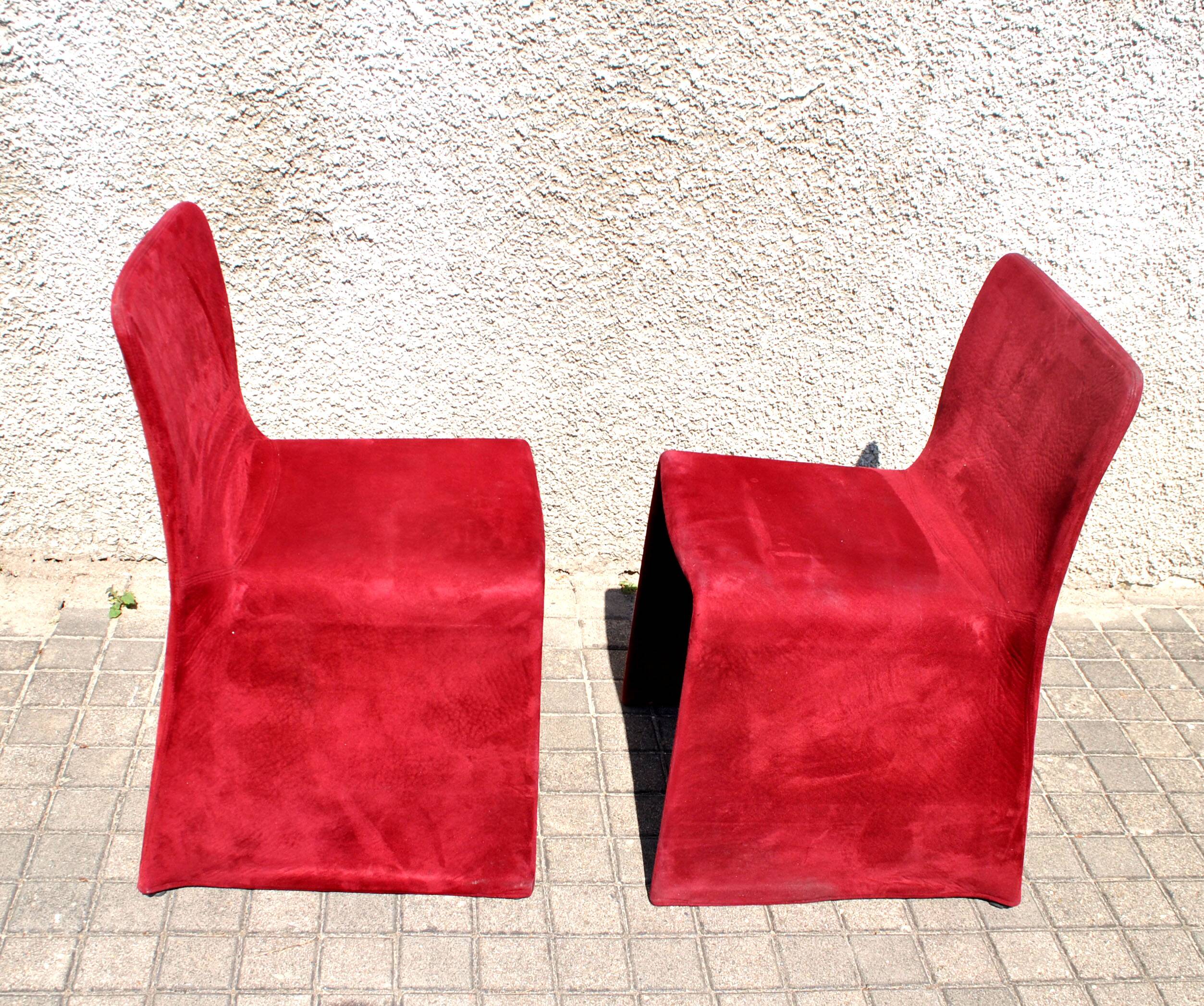 Set of 2 Glove DESIGN chairs Patricia Urquiola vintage 2005 MOLTENI & Cie