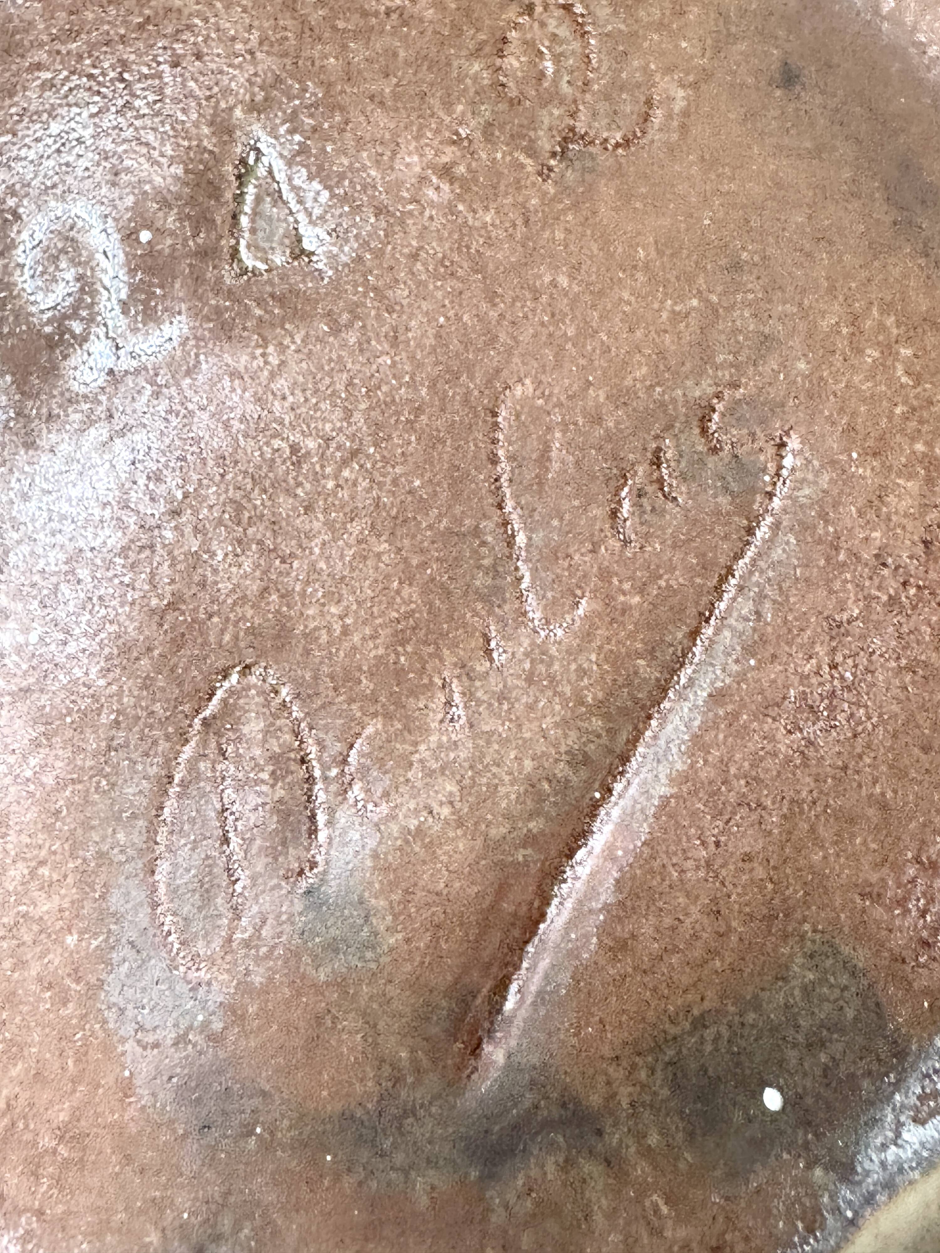 Vase solifore / huilier signé Denbac et numeroté