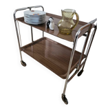 Vintage folding serving trolley