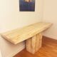 Italian Console Table, Travertine, Mid-Century Modern, 1970s Design