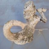 Gargoyle in cement mermaid bugle cathedral ep 1950