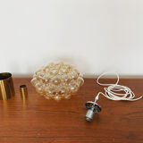 Bubble glass pendant lamp by Helena Tynell for Glashütte Limburg