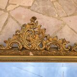 Former mirror wooden gold 130 x 85 cm