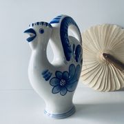 Old ceramic rooster pitcher
