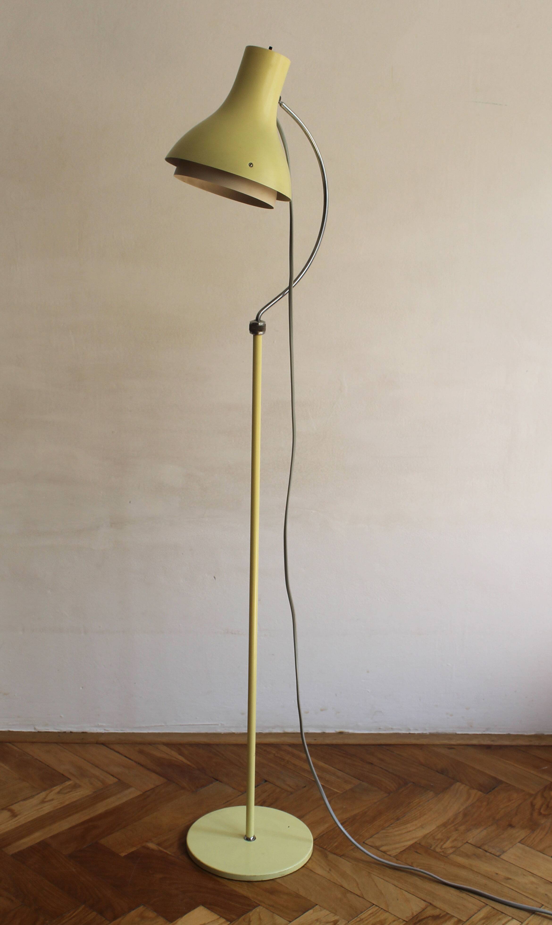1960's Mid Century Floor Lamp by Josef Hurka
