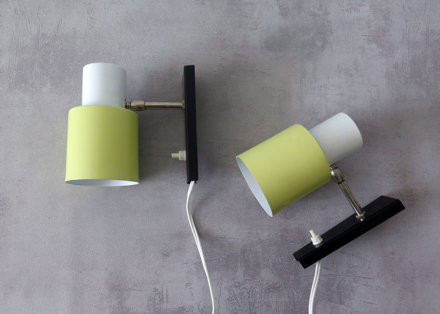 Set of 2 wall lamps 1950s