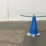 Birillo postmodern side table and floor lamp by Parisotto for Fontana Arte, 1980s