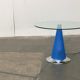 Birillo postmodern side table and floor lamp by Parisotto for Fontana Arte, 1980s