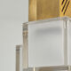 Cubic ceiling light by Gaetano Sciolari, Italy, 1970s.