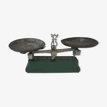 Old cast iron scale