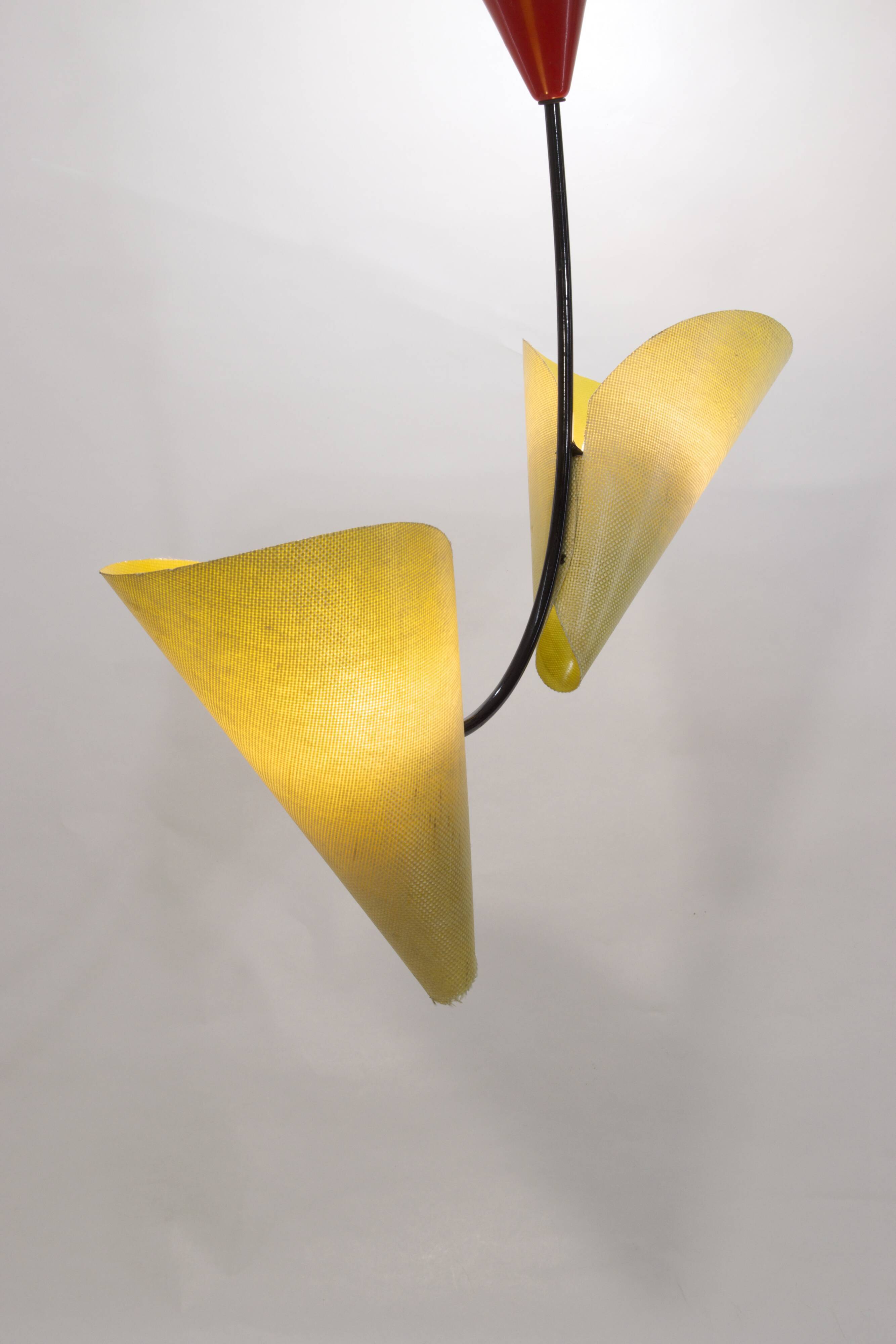 1960 Lustre by Josef Hurka for Napako, model 1208, original edition