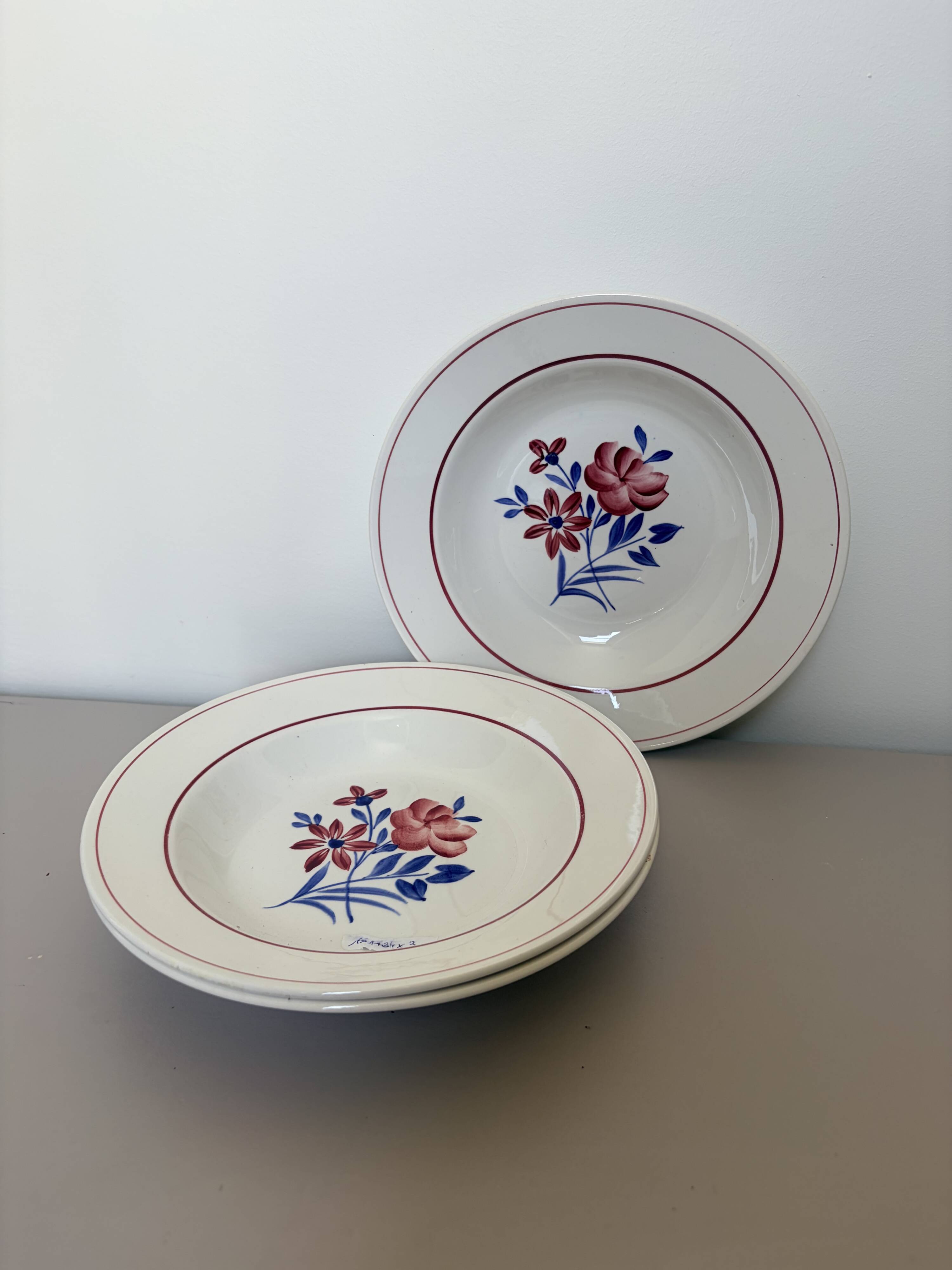 3 deep plates St Amand, France 191134