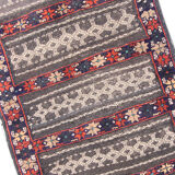 Hand made oriental wool carpet traditional tribal carpet- 75 x 133 cm