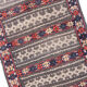 Hand made oriental wool carpet traditional tribal carpet- 75 x 133 cm