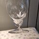 Villeroy and Bosch - 9 Antique Port Glasses - Cut crystal with flower decoration