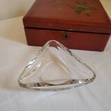 Val St Lambert Crystal Pocket Ashtray