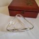 Val St Lambert Crystal Pocket Ashtray