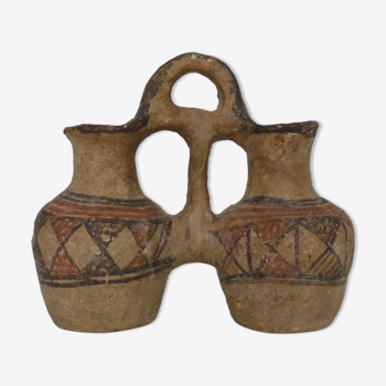 Ancien poterie Kabyle berbère en terre cuite. Début 20ème siècle