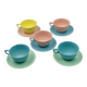 Élysée cup and saucer set in melamine