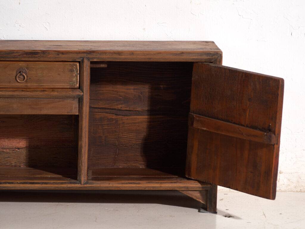 Antique low pine wood furniture – China, circa 1900