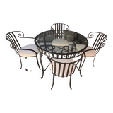 Roche Bobois table and chairs set