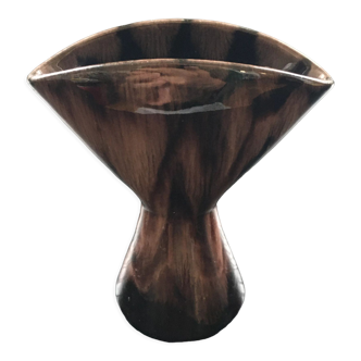 Flamed fan vase