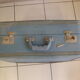 Vintage blue case decorates Paris eiffel tower 60