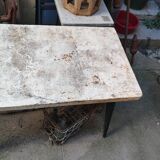 Tolix steel rectangular table