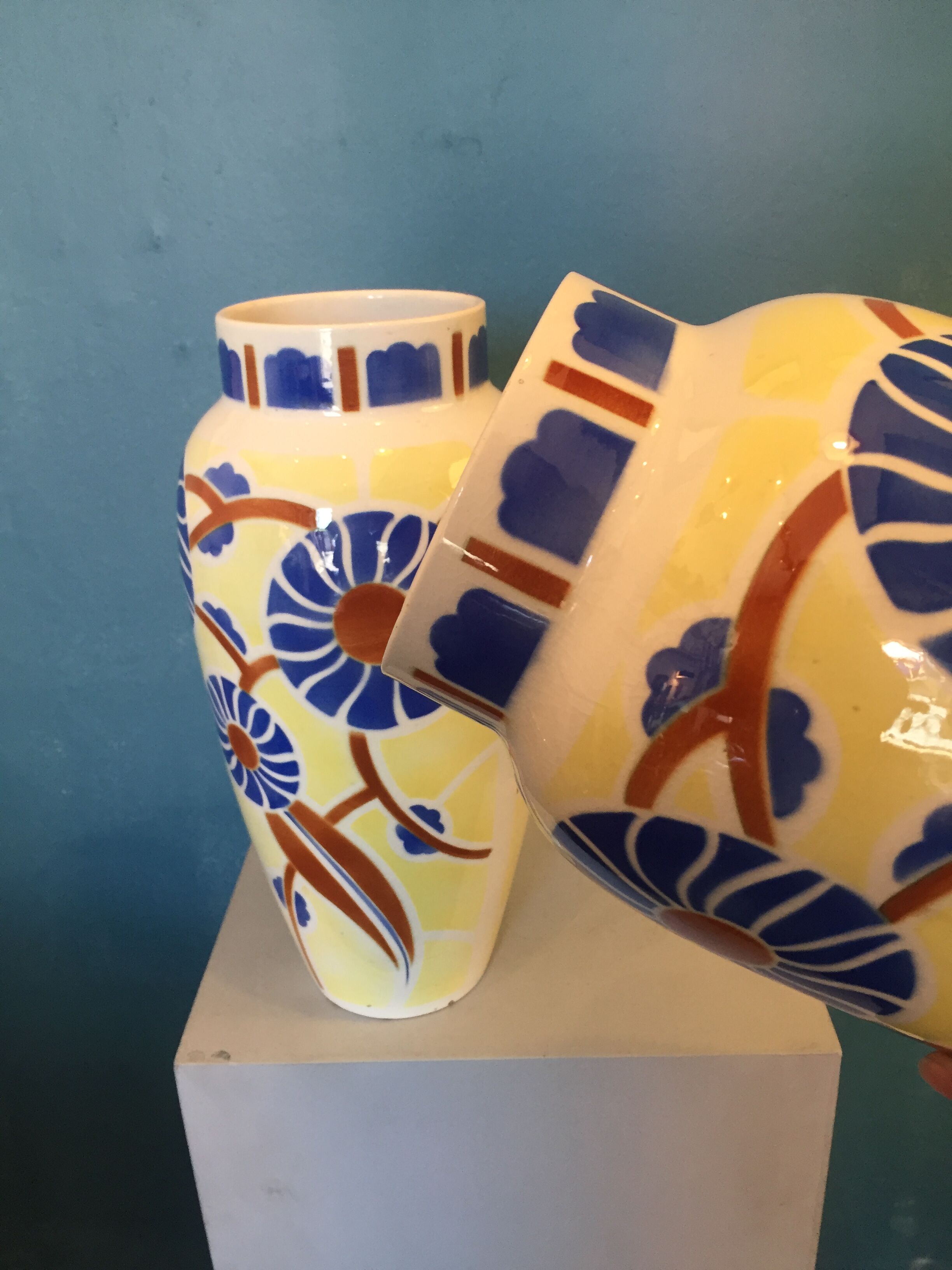 Pair of Art Deco vases