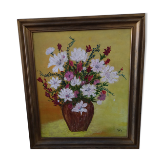 Tableau bouquet de fleurs