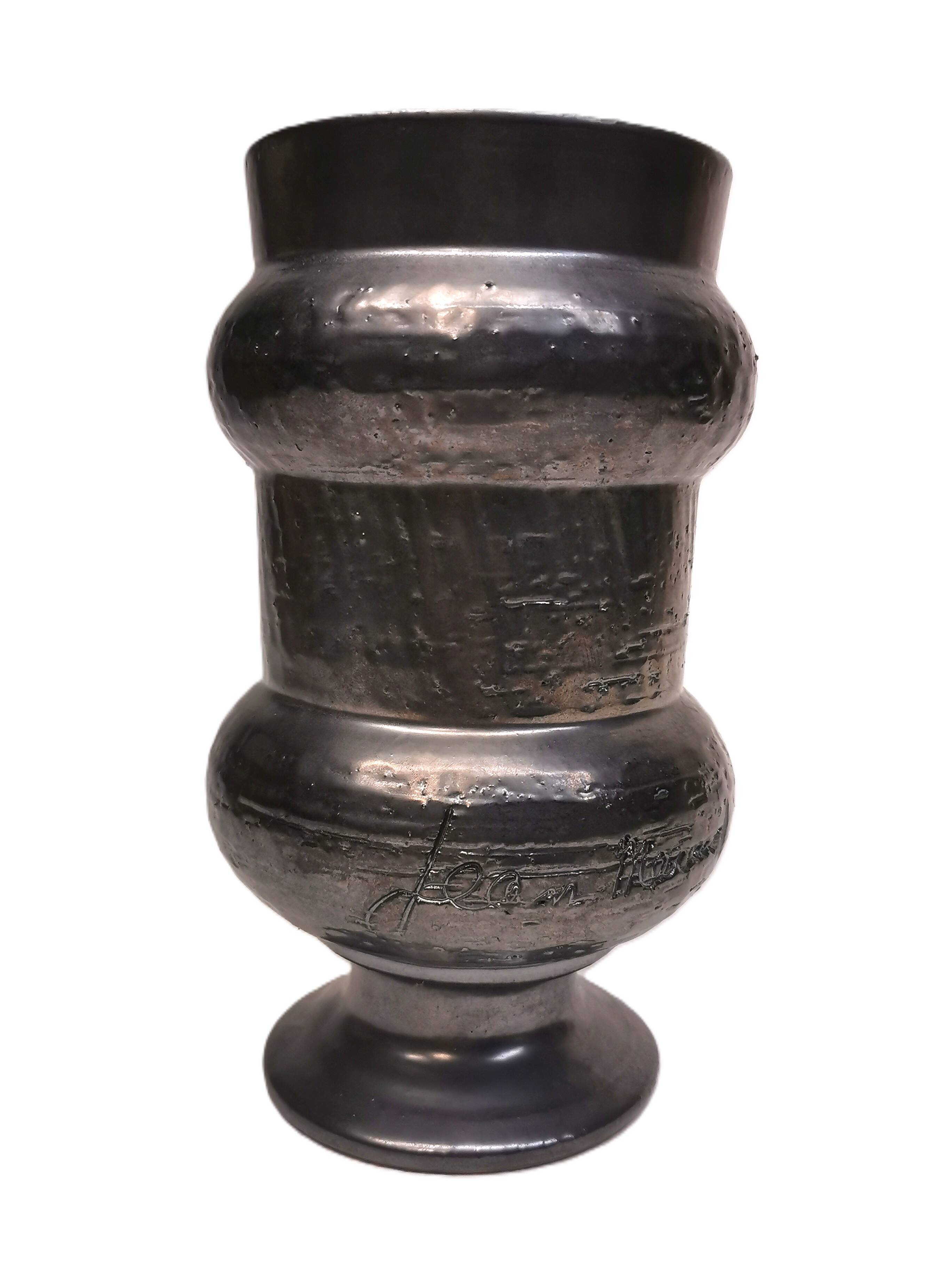Pot, vase. ceramic signed jean marais.