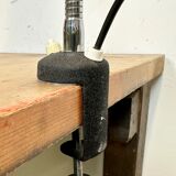 Lampe de table italienne en col de cygne vintage chromée, années 1960