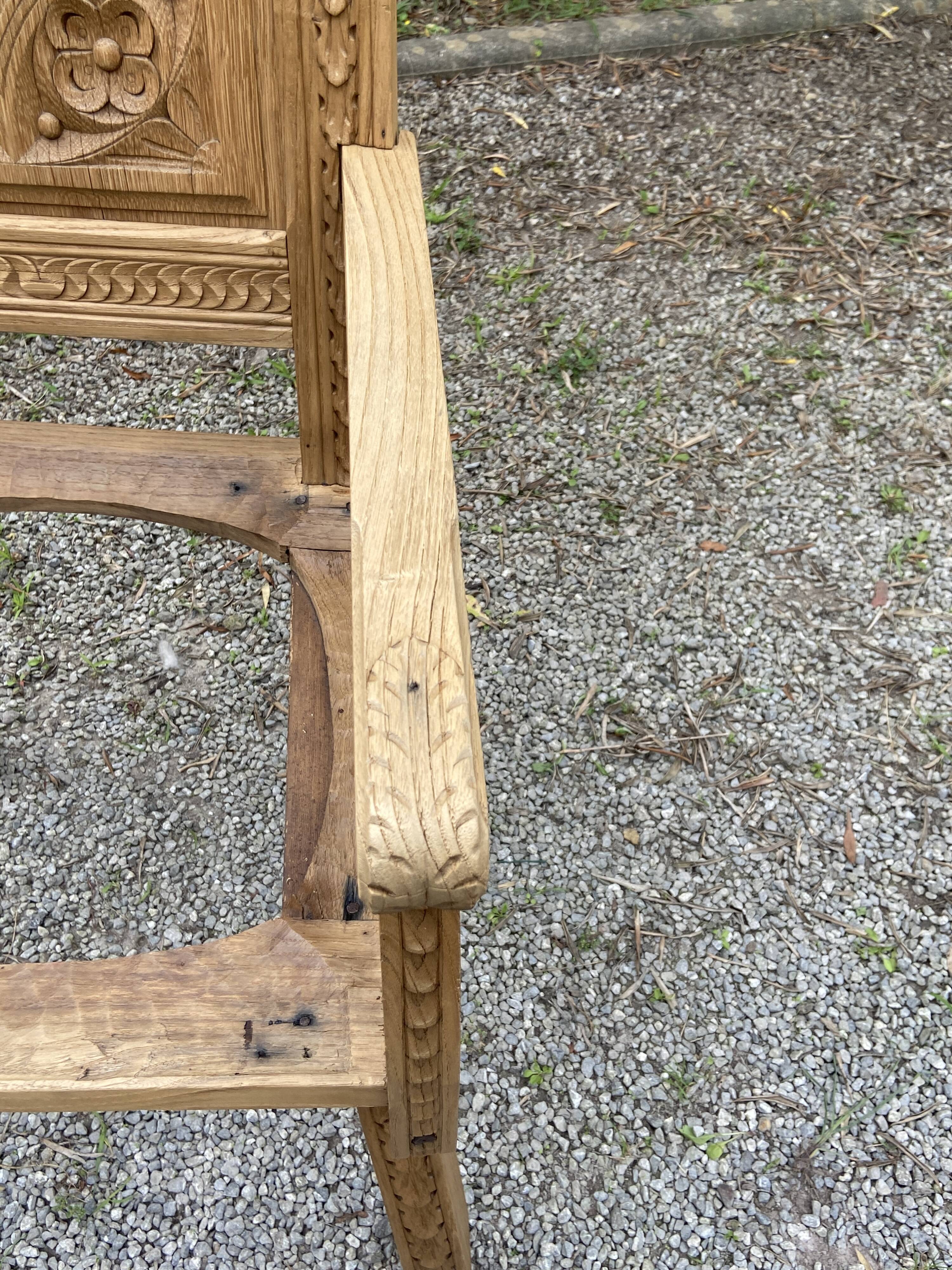 Pair of Breton armchairs