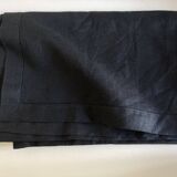 Nappe en toile de lin noire Le Bon Marché