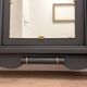 Art Deco wardrobe painted in black