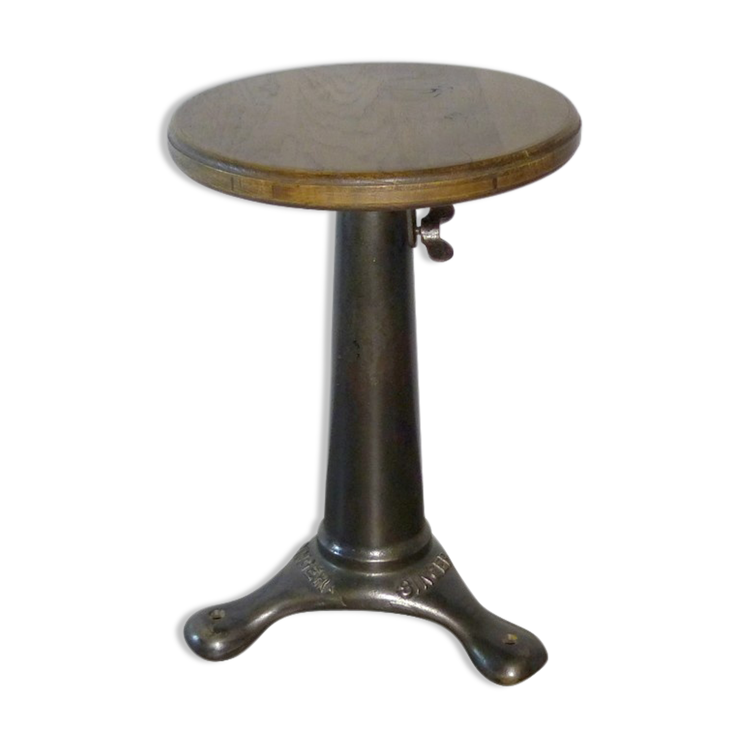 Authentic old Cast Iron Stool Singer