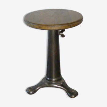 Authentic old Cast Iron Stool Singer