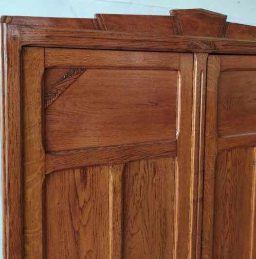 Parisian wardrobe in solid oak