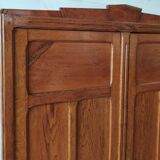 Parisian wardrobe in solid oak