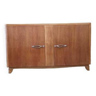2-door oak sideboard modernist art deco 1940