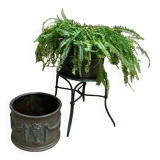 Pair of cast iron planters