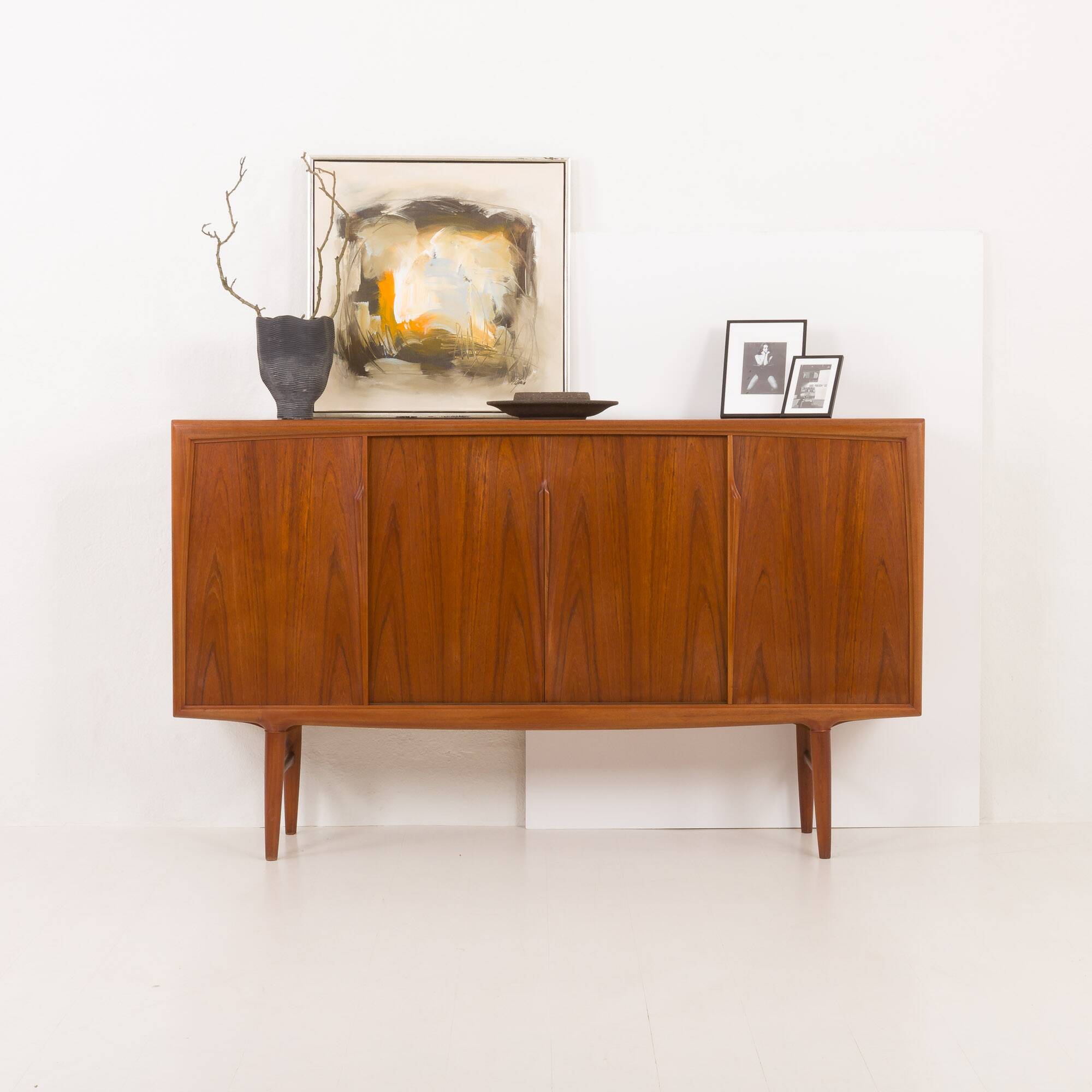 Omann Jun mid-century teak credenza, Denmark 1950s