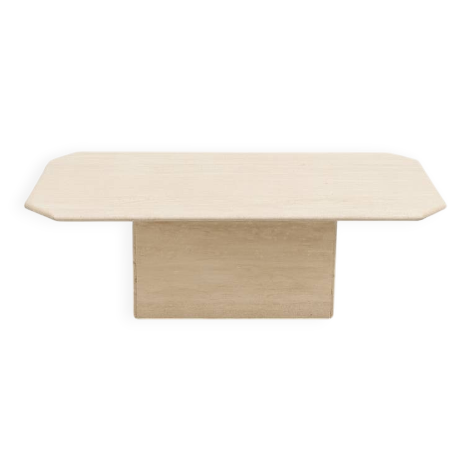 Vintage travertine coffee table
