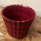 1950s Pleated Ceramic Cache Pot Bordeaux St-Clement H11/D14